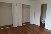 1x1 bedroom/bath area